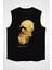 Charles Darwin Siyah Unisex Kolsuz Kesik Kol T-Shirt 1