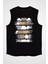 Ayı Siyah Unisex Kolsuz Kesik Kol T-Shirt 1