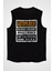 Astrolog Siyah Unisex Kolsuz Kesik Kol T-Shirt 1