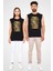 Sultan Papağanı Siyah Unisex Kolsuz Kesik Kol T-Shirt 2