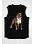 Asil Pitbull Siyah Unisex Kolsuz Kesik Kol T-Shirt 1