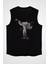 Taekwondo Siyah Unisex Kolsuz Kesik Kol T-Shirt 1