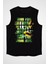 Papaya Siyah Unisex Kolsuz Tişört Kesik Kol T-Shirt 2