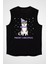 Yılbaşı Sibirya Kurdu Husky Haski Siyah Unisex Kolsuz Kesik Kol T-Shirt 1