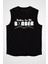 Berber Olmak Için Doğmak Siyah Unisex Kolsuz Kesik Kol T-Shirt 1
