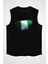 Nijerya - Nigeria Siyah Unisex Kolsuz Kesik Kol T-Shirt 1