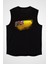 Niue Siyah Unisex Kolsuz Kesik Kol T-Shirt 1