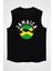 Jamaika Siyah Unisex Kolsuz Tişört Kesik Kol T-Shirt 2