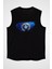 Kuzey Mariana Adaları - Northern Mariana Islands Siyah Unisex Kolsuz Kesik Kol T-Shirt 1
