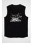 Kumarbaz Siyah Unisex Kolsuz Kesik Kol T-Shirt 1