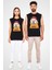 Süper Köpek Golden Retriever Siyah Unisex Kolsuz Kesik Kol T-Shirt 2