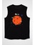 Kızıl Gezegen Mars Siyah Unisex Kolsuz Kesik Kol T-Shirt 1
