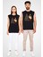 Fashion Girl Noel Christmas Siyah Unisex Kolsuz Tişört Kesik Kol T-Shirt 1