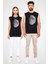 Merkür Siyah Unisex Kolsuz Kesik Kol T-Shirt 2