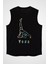 Yoga Siyah Unisex Kolsuz Kesik Kol T-Shirt 1