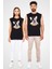 Sevimli French Bulldog Siyah Unisex Kolsuz Tişört Kesik Kol T-Shirt 1