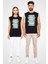 Meow Diyen Kedi Siyah Unisex Kolsuz Tişört Kesik Kol T-Shirt 1