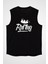 Rafting Siyah Unisex Kolsuz Kesik Kol T-Shirt 1