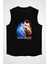 Nikola Tesla Alıntı Siyah Unisex Kolsuz Kesik Kol T-Shirt 1