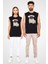 Dil Çıkaran Pug Siyah Unisex Kolsuz Kesik Kol T-Shirt 2