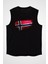 Norveç - Norway Siyah Unisex Kolsuz Tişört Kesik Kol T-Shirt 2