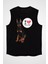 Dobermanları Seviyorum Siyah Unisex Kolsuz Tişört Kesik Kol T-Shirt 1
