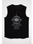 Om Siyah Unisex Kolsuz Kesik Kol T-Shirt 1