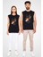Siyah Doberman Siyah Unisex Kolsuz Tişört Kesik Kol T-Shirt 1