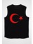 Türkiye Siyah Unisex Kolsuz Tişört Kesik Kol T-Shirt 1