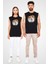 Kızgın Bulldog Siyah Unisex Kolsuz Tişört Kesik Kol T-Shirt 2