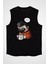 Kahve Seven Pug Siyah Unisex Kolsuz Tişört Kesik Kol T-Shirt 1