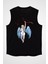 Eros Fashion Siyah Unisex Kolsuz Tişört Kesik Kol T-Shirt 1