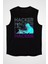 Hacker Siyah Unisex Kolsuz Tişört Kesik Kol T-Shirt 1