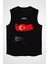 Türkiye Siyah Unisex Kolsuz Tişört Kesik Kol T-Shirt 1