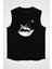 Uçurtma Kayağı - Kite Board Siyah Unisex Kolsuz Tişört Kesik Kol T-Shirt 1