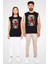 Elma Siyah Unisex Kolsuz Tişört Kesik Kol T-Shirt 2