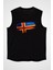 Aland Adaları - Aland Islands Siyah Unisex Kolsuz Tişört Kesik Kol T-Shirt 1