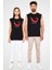 Altın Oran Kırmızı Biber Siyah Unisex Kolsuz Tişört Kesik Kol T-Shirt 2