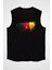 Kamerun - Cameroon Siyah Unisex Kolsuz Tişört Kesik Kol T-Shirt 1