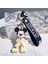 Mickey Elbise Pvc Anahtarlık Bebek Çift Araba Anahtarlık Kolye Düğün Hediyesi Bebek Beyaz Takım Elbise Mickey (Yurt Dışından) 1