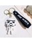 Star Wars Beyaz ve Siyah Savaşçı Anahtarlık Pvc Çift Çanta Zarif Araba Anahtarlık Kolye Beyaz Asker (Yurt Dışından) 1