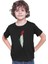 Filistin Siyah Unisex Çocuk Tişört T-Shirt 3