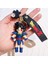 Karikatür Dragon Ball Silikon Bebek Güneş Wukong Anahtarlık Kolye Anime Çizgi Film Karakteri Kolye Süper Saiyan 5 (Yurt Dışından) 1