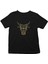 Boğa Burcu Siyah Unisex Çocuk Tişört T-Shirt 2