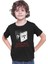 Schrödingerin Kedisi Kutuda Siyah Unisex Çocuk Tişört T-Shirt 3