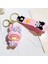 Ikizler Sanrio Karikatür Anahtarlık Sevimli Kuromi Bebek Kız Çanta Kolye Araba Anahtarlık Halkası B (Yurt Dışından) 1