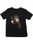 Profesör Maymun Siyah Unisex Çocuk Tişört T-Shirt 2