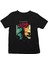 Kral Baterist Siyah Unisex Çocuk Tişört T-Shirt 2