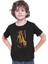 Topuklu Ayakkabı Benjamin Franklin Siyah Unisex Çocuk Tişört T-Shirt 3