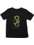 Nikotin Molekülü Siyah Unisex Çocuk Tişört T-Shirt 2